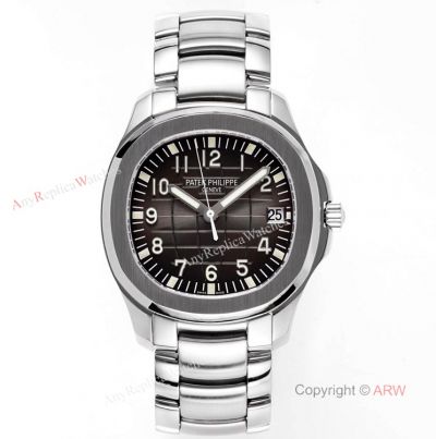 (ZF)Patek Philippe Aquanaut Super Clone Watch With Grey Dial For Men Ref. 5167/1A